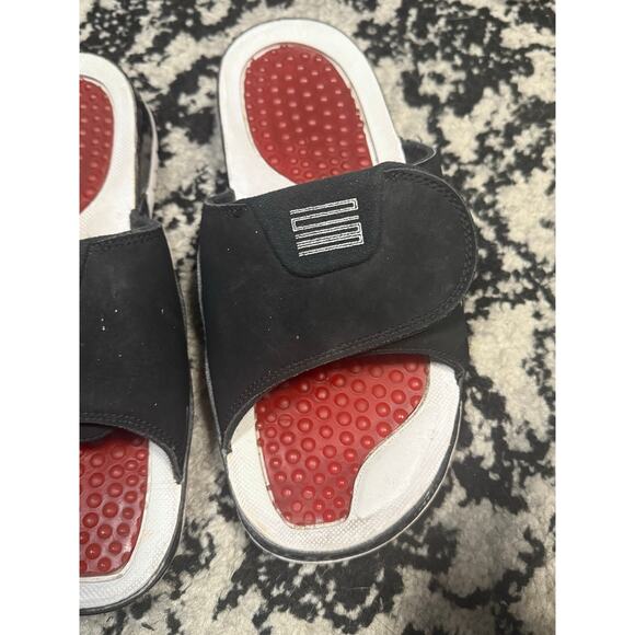 Jordan Hydro 11 Slide Bred White Men's Size 8 - Picture 7 of 9